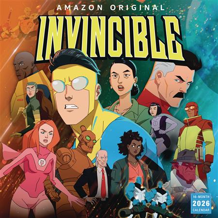 INVINCIBLE AMAZON ORIGINAL 2026 WALL CALENDAR 