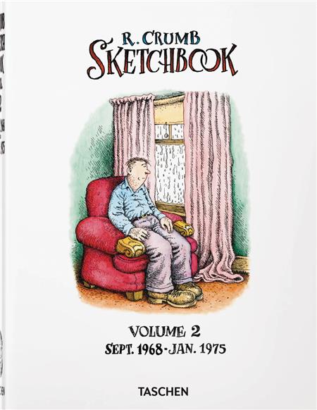 ROBERT CRUMB SKETCHBOOK HC VOL 02 OF 6) 1968-1975 NEW PTG 