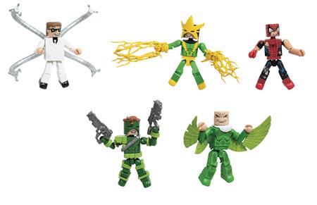 MARVEL MINIMATES SPIDER-MAN REVENGE OF THE SINISTER 6PC DLX