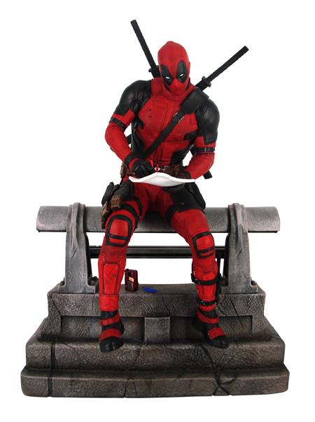 MARVEL PREMIER COLLECTION DEADPOOL MOVIE STATUE (Net) 