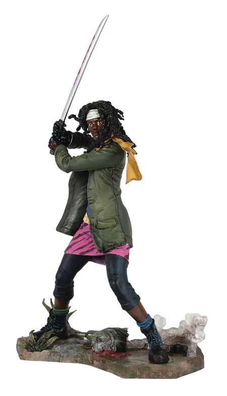 WALKING DEAD GALLERY MICHONNE PVC STATUE 