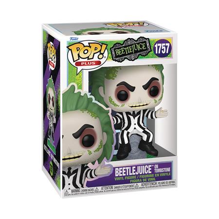 POP PLUS BEETLEJUICE S3 BEETLEJUICE W TOMBSTONE FIG (Net) 