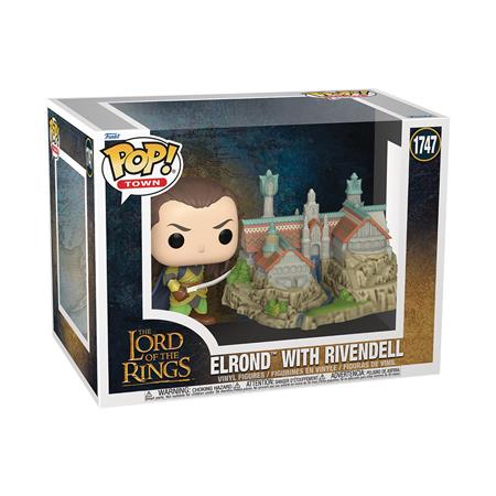 POP TOWN LOTR S8 ELROND AND RIVENDELL FIG 