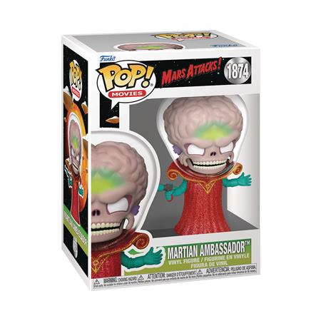 POP MOVIES MARS ATTACKS ALIEN LEADER FIG 