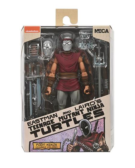 TMNT MIRAGE COMICS FOOT NINJA CLASSIC COLORS 7IN AF (Net) 