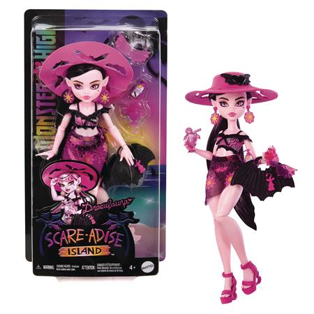 MONSTER HIGH SCARE-ADISE ISLAND DRACULAURA DOLL (Net) 