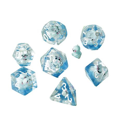 RESIN DICE DRAGON 7PC SET (Net) 