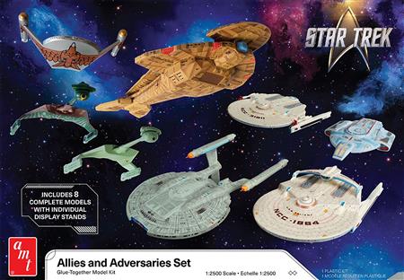 AMT STAR TREK ADVERSARIES & ALLIES 1/2500 SCALE MOD KIT (Net)