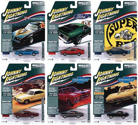 JL MUSCLE CARS USA 1/64 DIE-CAST CAR ASST 2022 R1 B (Net)