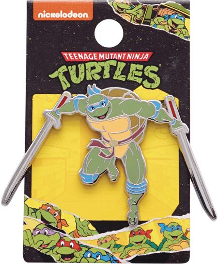 TEENAGE MUTANT NINJA TURTLES LEONARDO ENAMEL PIN (Net) 