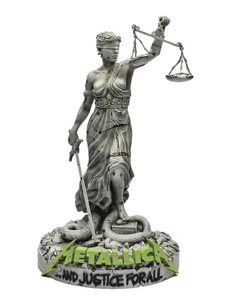 METALLICA LADY JUSTICE ON TOUR KNUCKLEBONZ STATUE (Net) 