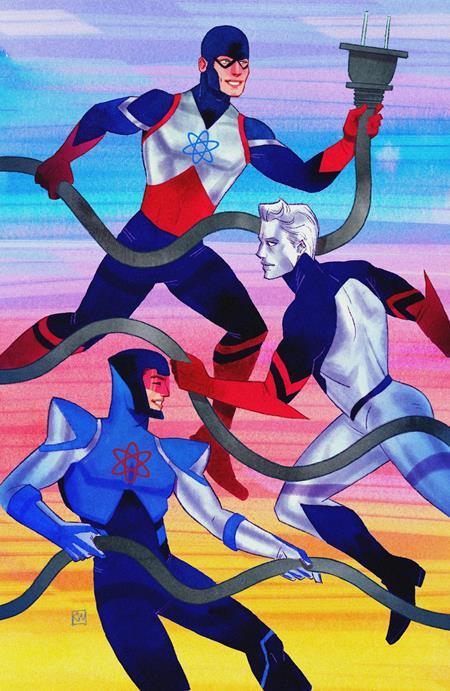 JUSTICE LEAGUE THE ATOM PROJECT #4 (OF 6) CVR C KEVIN WADA CARD STOCK VAR