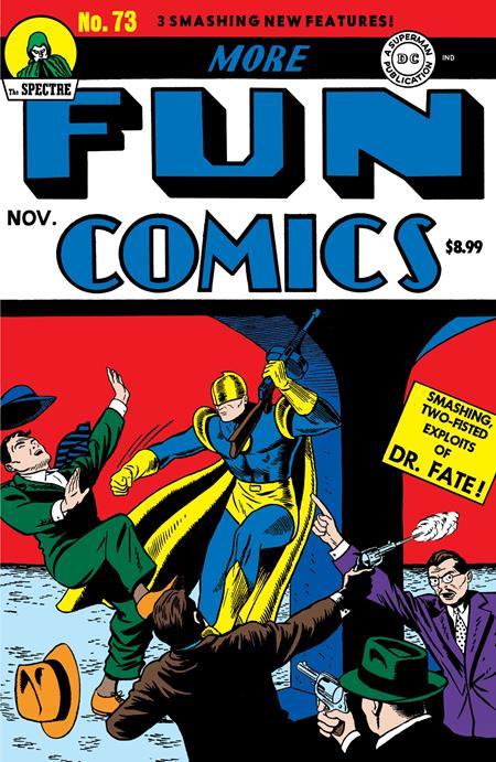 MORE FUN COMICS #73 FACSIMILE EDITION CVR B HOWARD SHERMAN FOIL VAR
