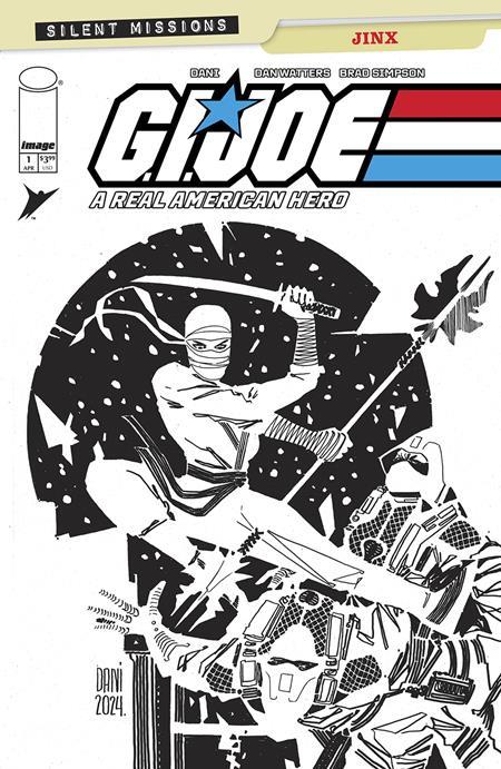 GI JOE A REAL AMERICAN HERO JINX #1 (ONE SHOT) CVR C INC 1:10 DANI B&W VAR