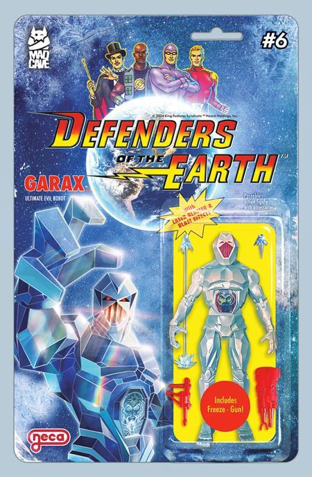 DEFENDERS OF THE EARTH #6 (OF 8) CVR B DJORDJE DJOKOVIC ACTION FIGURE VAR