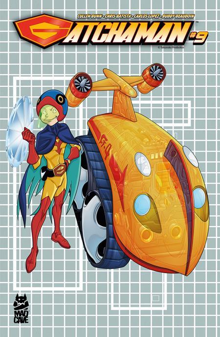 GATCHAMAN #9 CVR B CHRIS BATISTA  BLUEPRINT JINPEI AND G-4 VAR