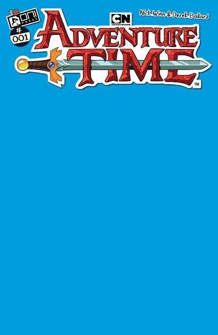 ADVENTURE TIME (2025) #1 CVR F FINN BLUE SKETCH VAR