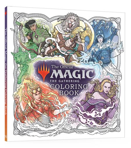 THE OFFICIAL MAGIC THE GATHERING COLORING BOOK SC