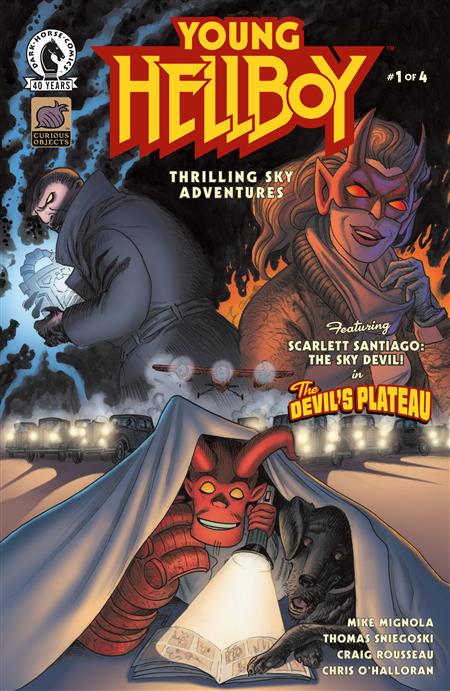 YOUNG HELLBOY THRILLING SKY ADVENTURES #1 (CVR B) (DAVID HITCHCOCK)