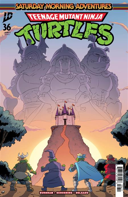 TEENAGE MUTANT NINJA TURTLES SATURDAY MORNING ADVENTURES #36 COVER A (SCHOENING)