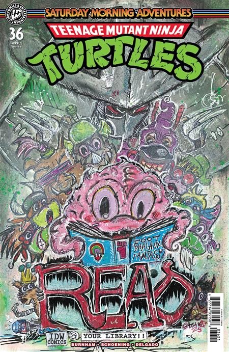 TEENAGE MUTANT NINJA TURTLES SATURDAY MORNING ADVENTURES #36 VARIANT B (TOKKA)