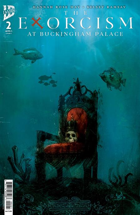 THE EXORCISM AT BUCKINGHAM PALACE #2 VARIANT B (DAMIEN WORM) (MR)