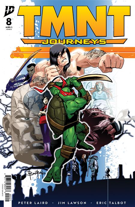 TMNT JOURNEYS #8 VARIANT B (BATES)