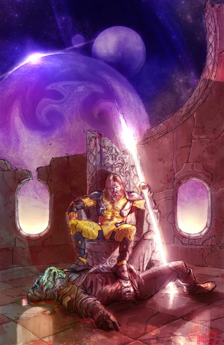 VALIANT BEYOND THE X-O MANOWAR #8--THE GOD HUNT #4 VARIANT D (BUFI FULL ART) (MR)