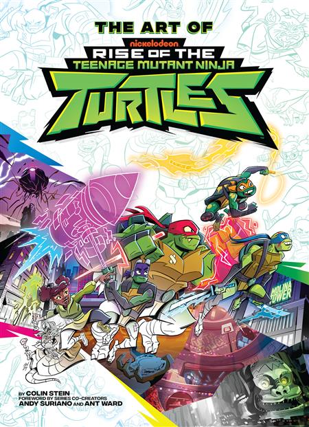 THE ART OF RISE OF THE TEENAGE MUTANT NINJA TURTLES HC