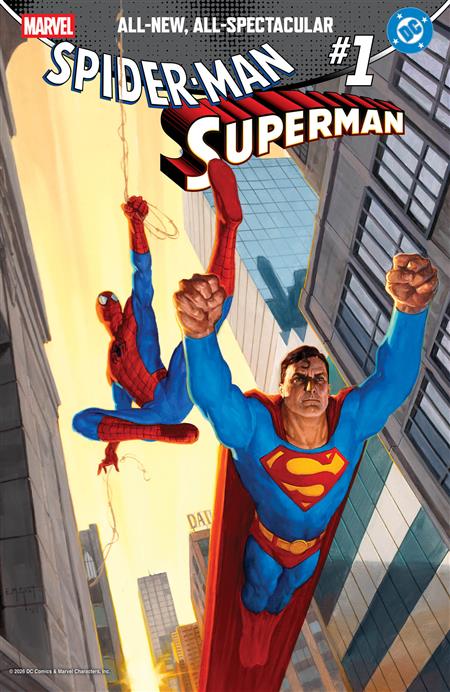MARVEL/DC SPIDER-MAN/SUPERMAN #1 1:25 E.M. GIST VARIANT