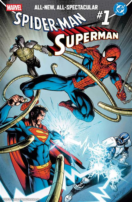 MARVEL/DC SPIDER-MAN/SUPERMAN #1 MARK BAGLEY FOIL VARIANT