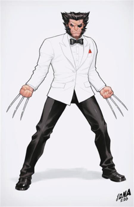 WOLVERINE #18 1:50 DAVID NAKAYAMA COLOR BLOCK WHITE VIRGIN VARIANT