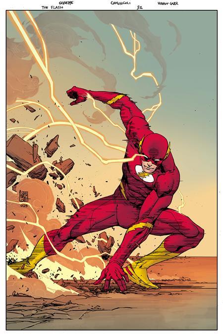 FLASH #32 CVR C GIUSEPPE CAMUNCOLI CARD STOCK VAR