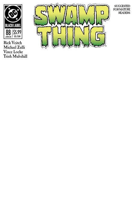 SWAMP THING 1989 #1 (OF 4) CVR C BLANK CARD STOCK VAR (MR)