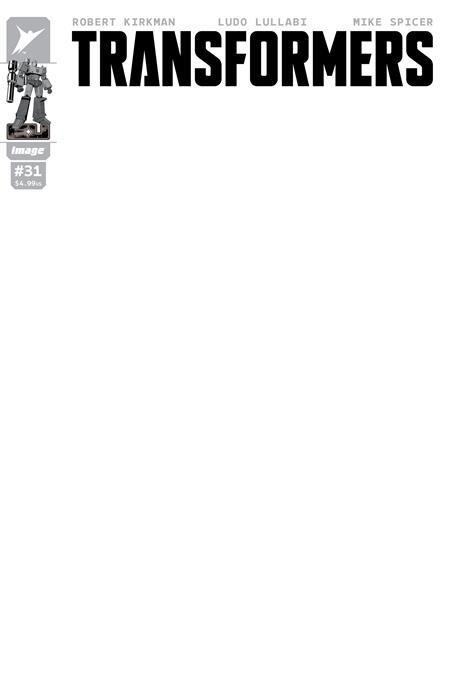 TRANSFORMERS #31 CVR G BLANK SKETCH VAR