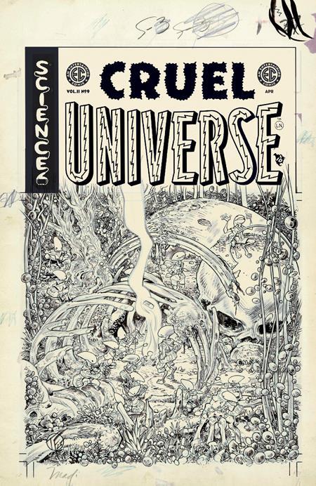 EC CRUEL UNIVERSE 2 #9 (OF 12) CVR D INC 1:20 TOM FOWLER  B&W ARTIST EDITION VAR
