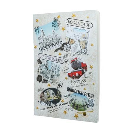 HARRY POTTER COLLECTION THE WIZARDING WORLD NOTEBOOK TP A4 GRIDDED LARGE Previously Offered thru Other Distributors