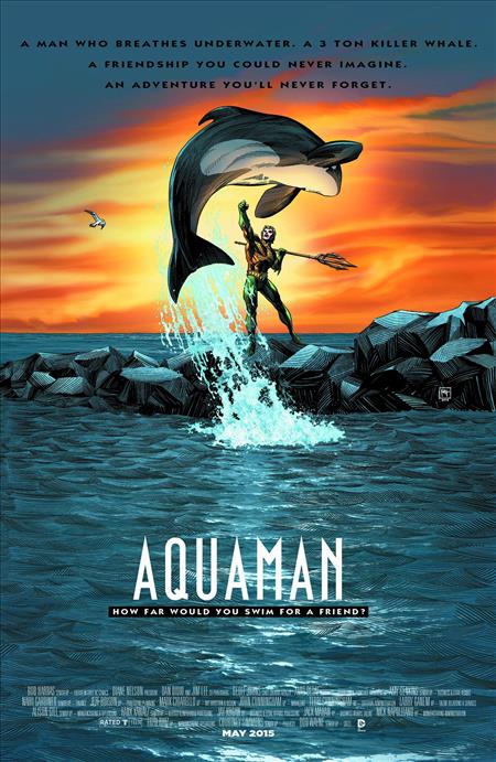 AQUAMAN #40 MOVIE POSTER VAR ED *SOLD OUT*