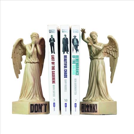 DOCTOR WHO WEEPING ANGEL BOOKENDS (C: 1-1-2)