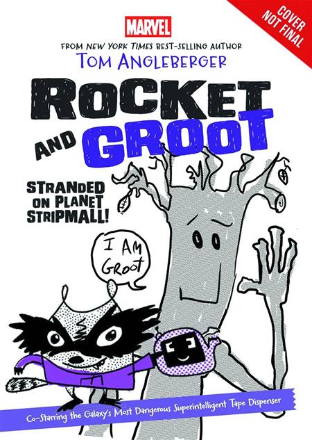 ROCKET & GROOT YR NOVEL STRANDED ON PLANET STRIPMALL (C: 0-1