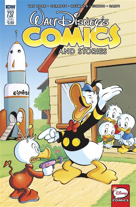 WALT DISNEY COMICS & STORIES #737 SUBSCRIPTION VAR