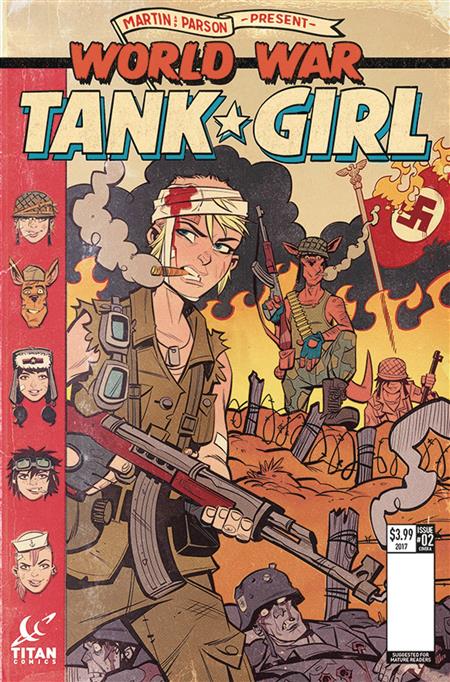 TANK GIRL WORLD WAR TANK GIRL #2 (OF 4) CVR A PARSON (MR)