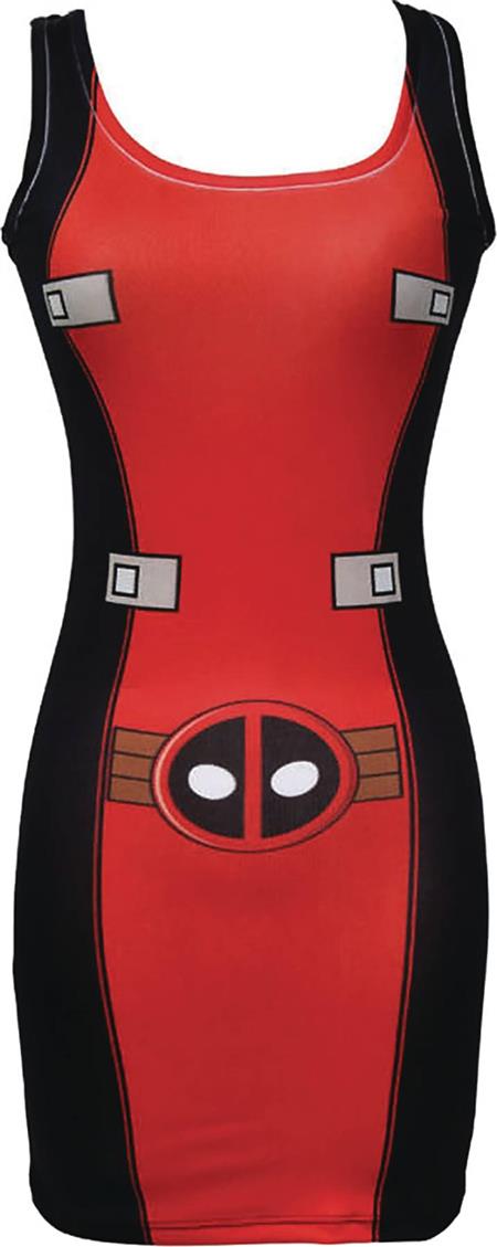 I AM DEADPOOL CHILLY RED BODYCON DRESS XS (C: 1-1-2)