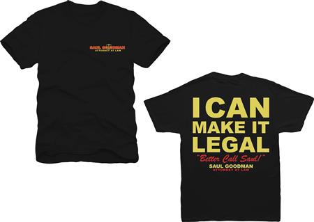 BETTER CALL SAUL I CAN MAKE IT LEGAL T/S LG (C: 1-1-2)