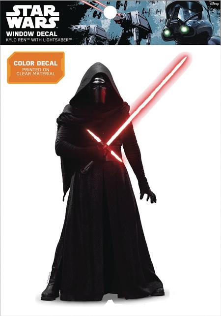 STAR WARS KYLO REN AT THE READY WINDOW DECAL (C: 1-1-0)