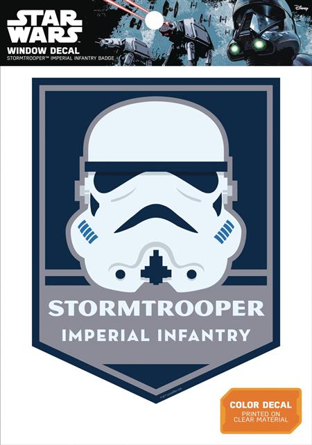 STAR WARS IMPERIAL INFANTRY BADGE WINDOW DECAL (C: 1-1-0)