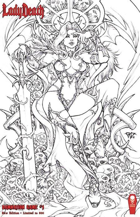 LADY DEATH DAMNATION GAME RAW ED S&N (MR)
