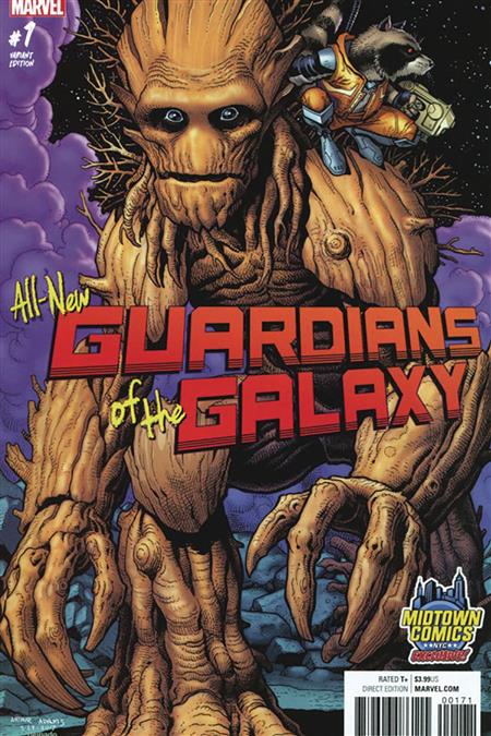 DF GUARDIANS OF GALAXY #1 MIDTOWN COMICS EXC (C: 0-1-2)