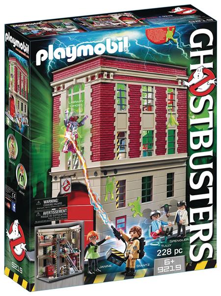 PLAYMOBIL GHOSTBUSTERS FIREHOUSE PLAY-SET (Net) (C: 1-0-2)