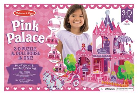 MELISSA & DOUG PINK PALACE 3D PUZZLE (C: 1-0-2)